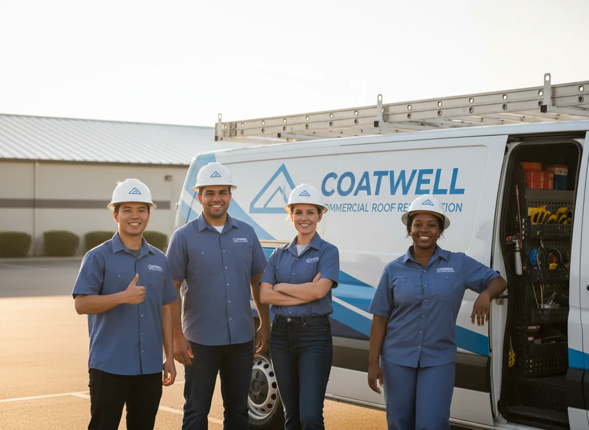 Commercial roof coating company in Sacul, TX